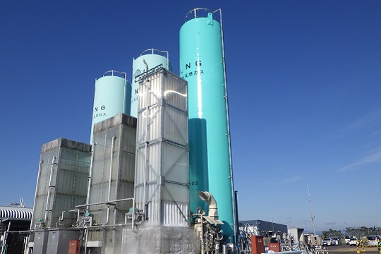 古川ガスさま LNG貯槽増設工事