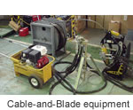 Cable-and-Blade equipment